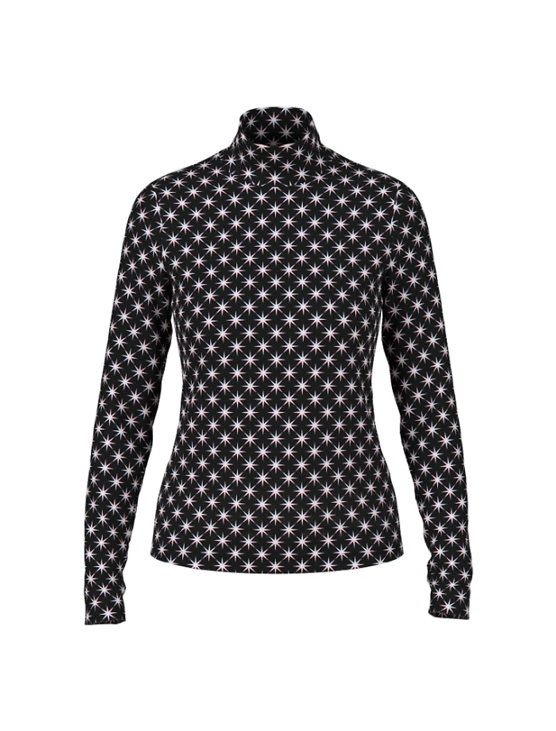 Marc Cain Star Print Second Skin Pullover