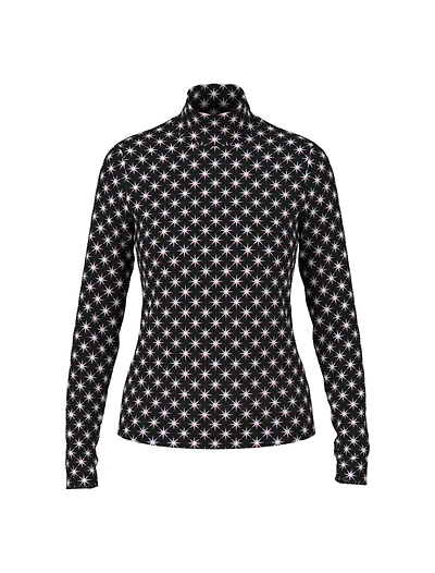 Marc Cain Star Print Second Skin Pullover