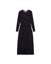 Marimekko Kukkaset Piirto Unikko Jersey Dress