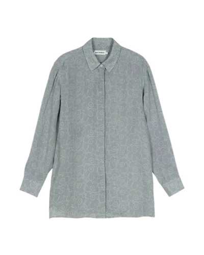 Marimekko Runsas Piirto Unikko Cupro Shirt