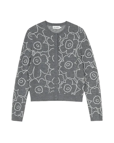Marimekko Villi Piirto Unikko Knit Cardigan
