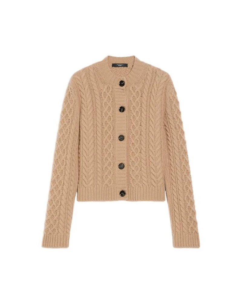 Max Mara Weekend Afosi Cable Knit Cardigan