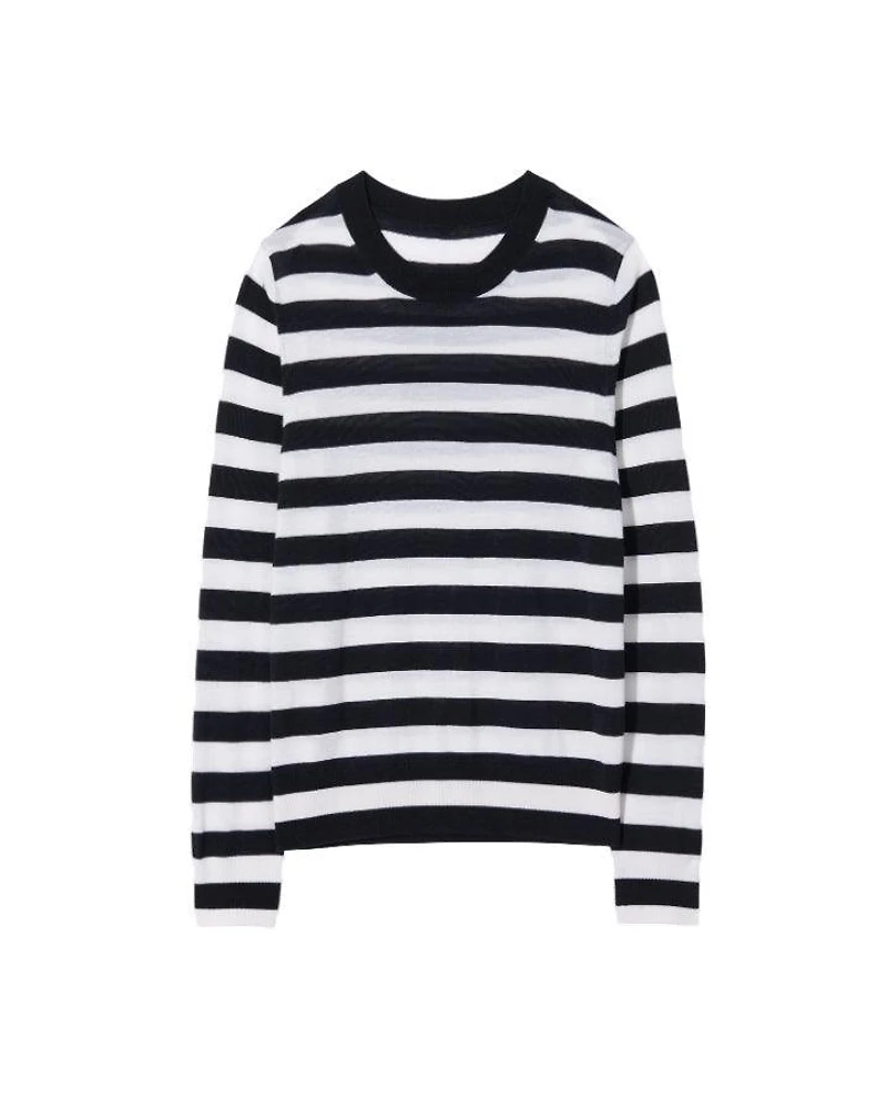 Nili Lotan Meir Stripe Sweater