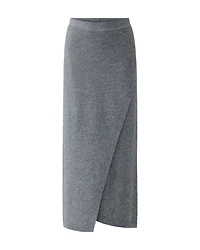 Oui Knitted Pull On Skirt With Crossover