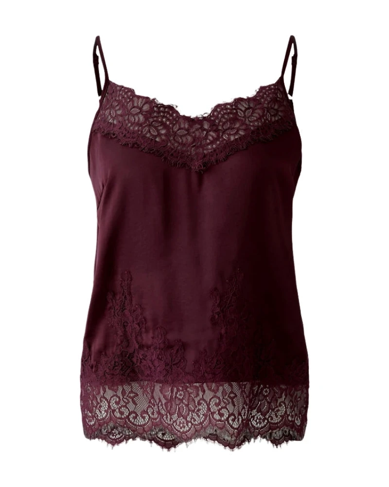 Oui Lace Trim Camisole