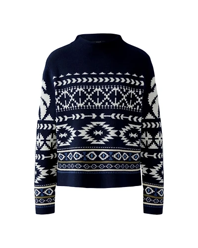 Oui Norweigian Print Sweater