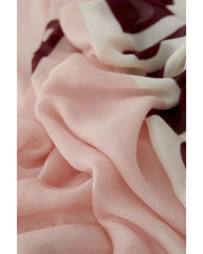 Oui Monogram Print Scarf