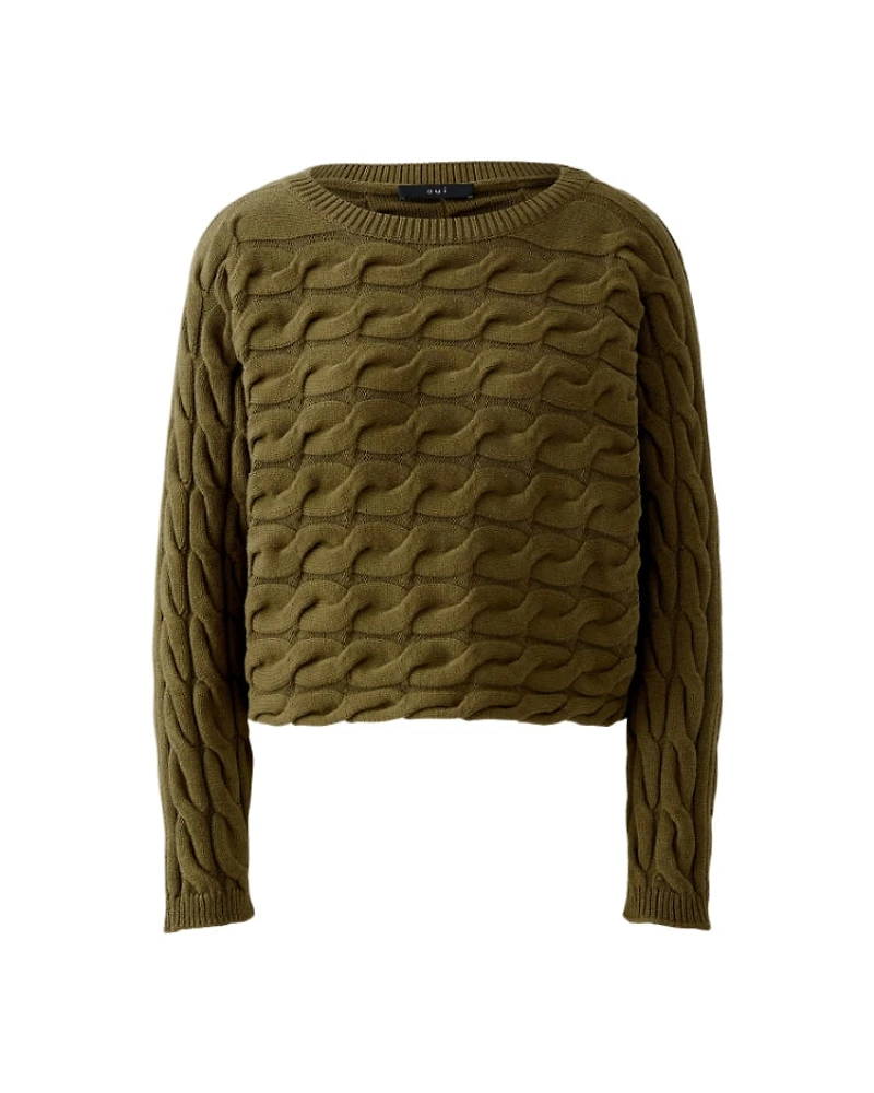 Oui Sirah Cable Knit Sweater