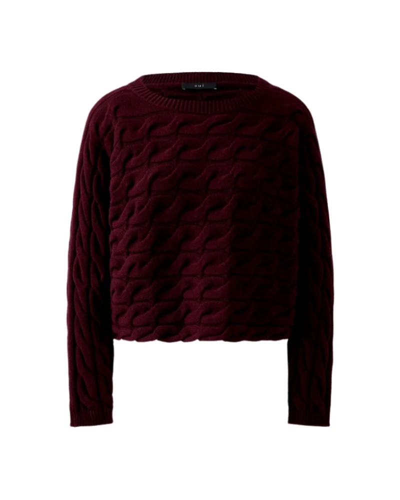 Oui Sirah Cable Knit Sweater