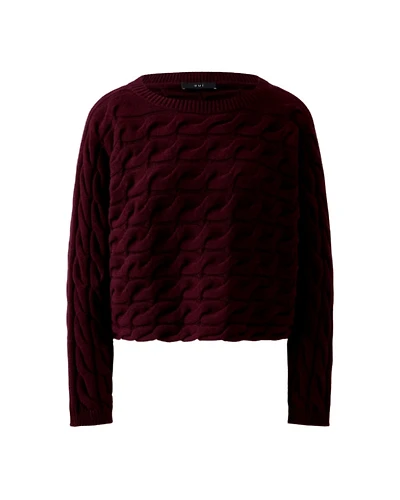 Oui Sirah Cable Knit Sweater