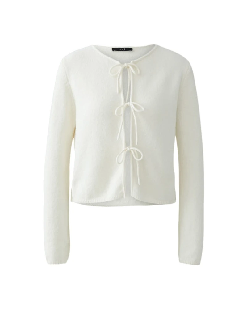 Oui Tie Front Cardigan