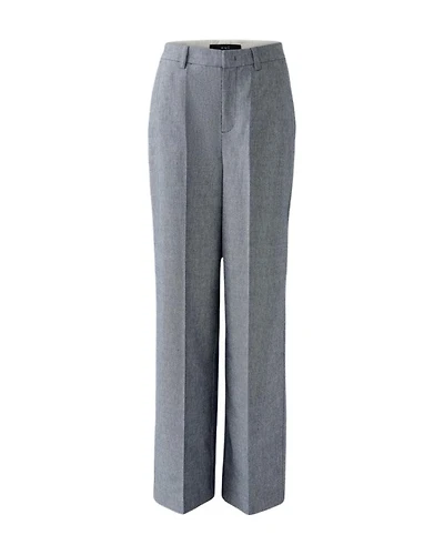Oui Denim Look Suit Trouser