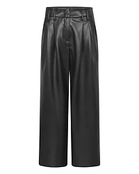 Raffaello Rossi Mayla Vegan Leather Pleated Pant