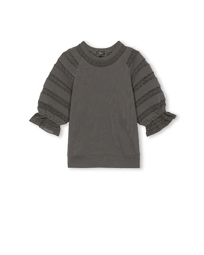 Rails Aggy Sleeve Detail Sweatshirt