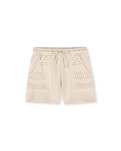 Rails Eddie Crochet Pocket Shorts Oat