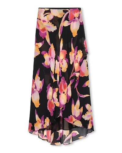 Rails Lenora Orchid Print Chiffon Skirt
