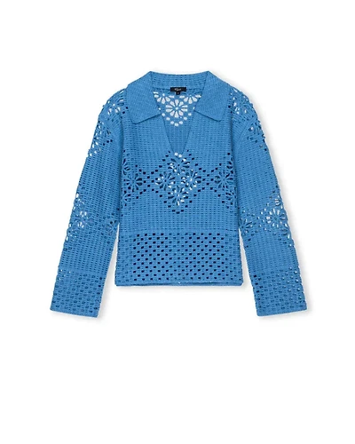 Rails Louiza Eyelet Knit Pullover