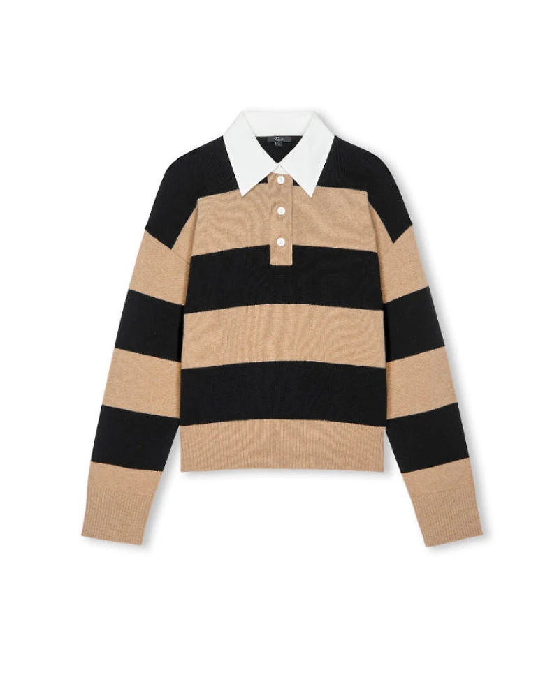Rails Paxton Stripe Henley Sweater