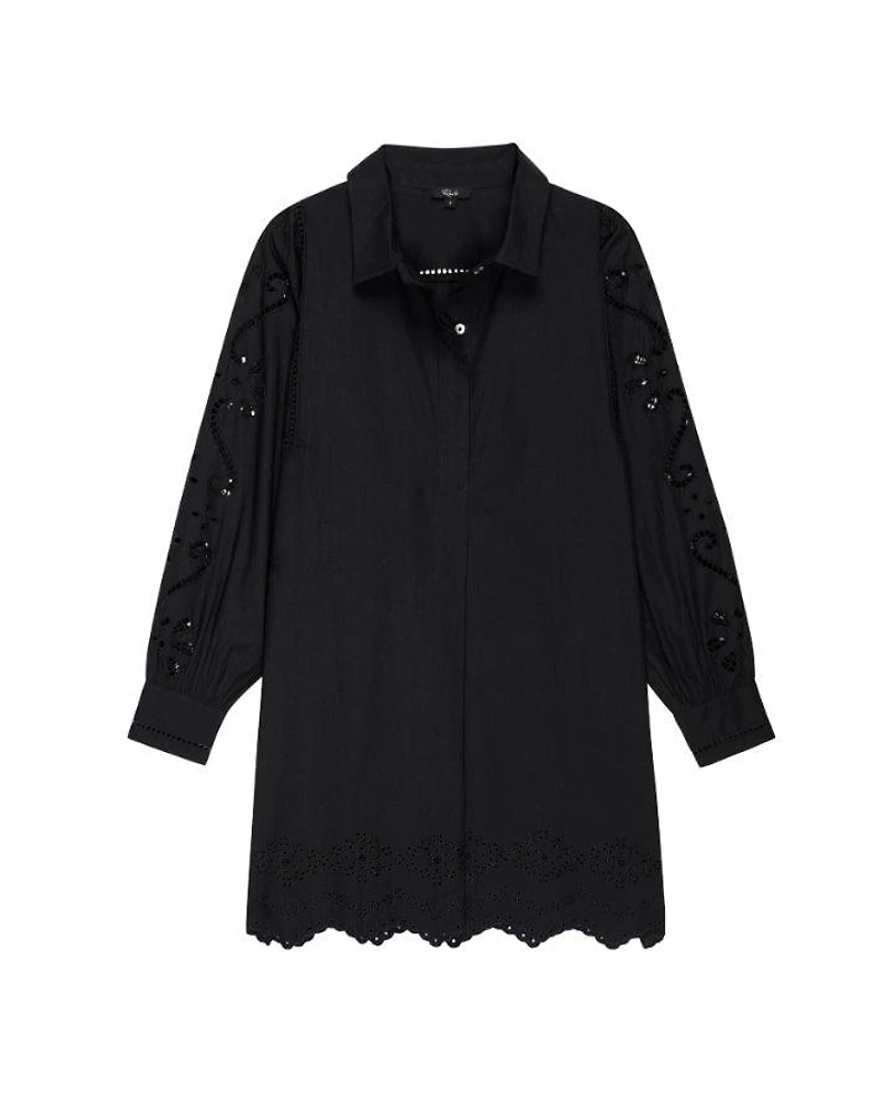 Rails Fernanda Eyelet Shirt Dress