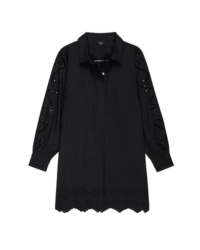 Rails Fernanda Eyelet Shirt Dress
