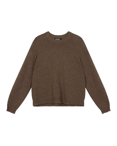 Repeat Relaxed Fit Organic Cashmere Roud Neck Sweater