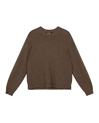 Repeat Relaxed Fit Organic Cashmere Roud Neck Sweater