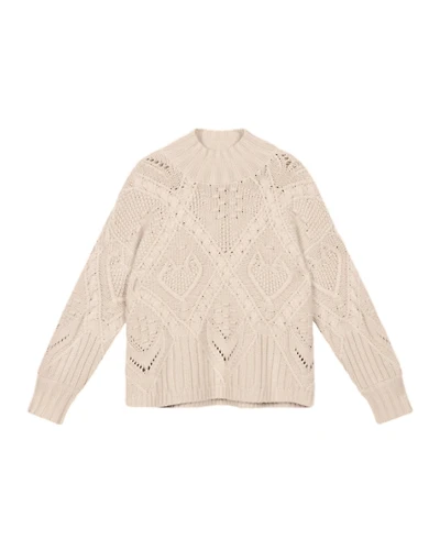Repeat Chunky Patterned Sweater