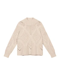 Repeat Chunky Patterned Sweater