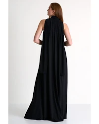 Shan Elizabeth Maxi Lycra Halter Dress