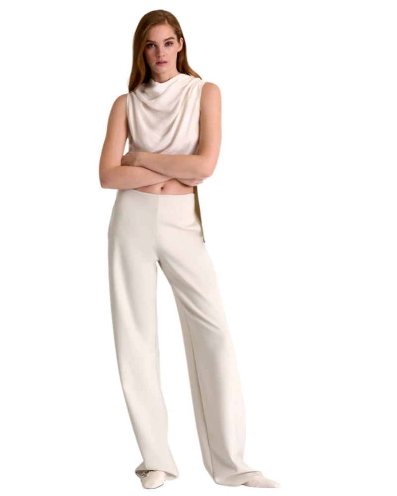 Shan Sofia Wide Leg 3D Jersey Pant