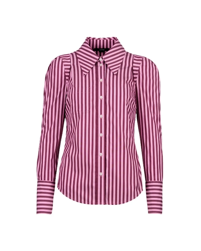 Smythe Box Pleat Rose Stripe Shirt