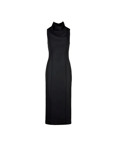 Smythe Funnel Neck Midi Dress