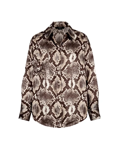 Smythe Relaxed Phython Print Shirt