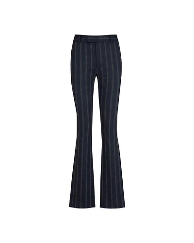 Smythe Striped Bootcut Denim Pant