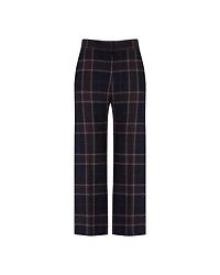 Smythe Rosewood Plaid Wide Leg Culotte