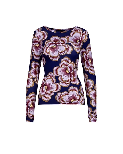 Smythe Scrunch Sleeve Crewneck Tee