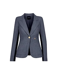 Smythe Patch Pocket Tux Black Stripe Blazer