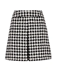 Smythe Single Pleat Tweed Mini Skirt
