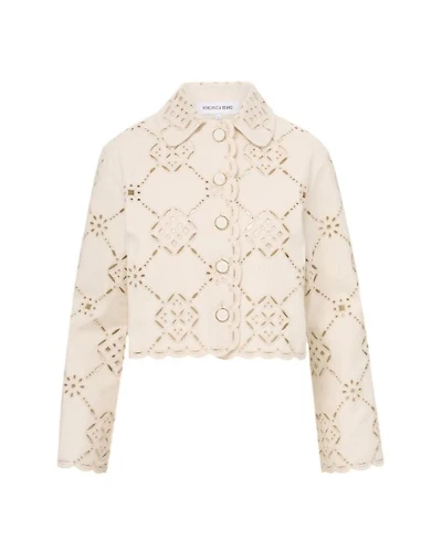 Veronica Beard Adelaide Eyelet Jacket