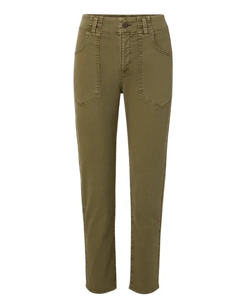 Veronica Beard Arya Straight Leg Crop Pant