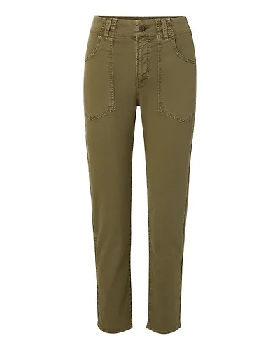 Veronica Beard Arya Straight Leg Crop Pant