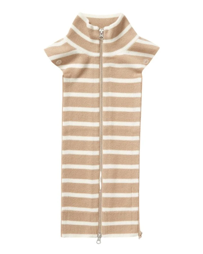 Veronica Beard Cashmere Uptown Stripe Dickey