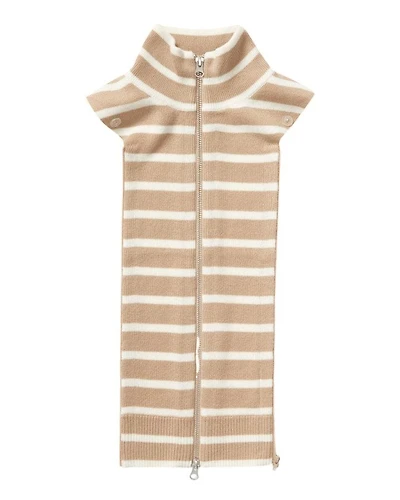 Veronica Beard Cashmere Uptown Stripe Dickey