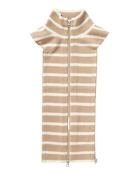 Veronica Beard Cashmere Uptown Stripe Dickey