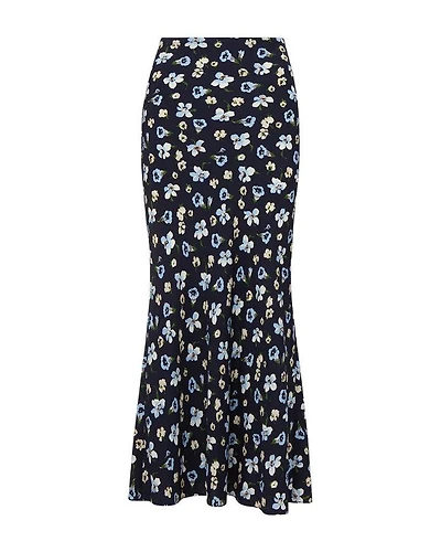 Veronica Beard Clover Floral Skirt