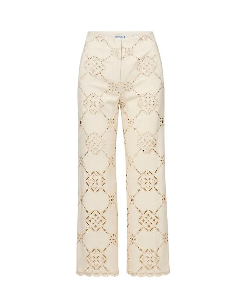 Veronica Beard Dova Eyelet Pant