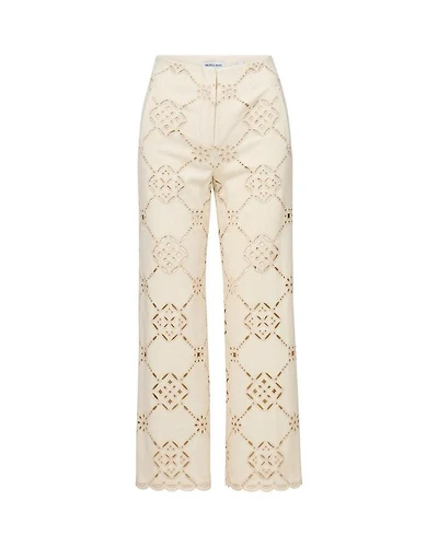 Veronica Beard Dova Eyelet Pant