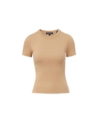 Veronica Beard Draya Tee Khaki
