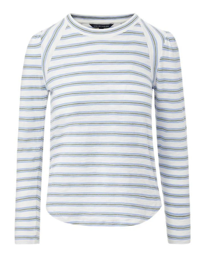 Mason Baseball Hydrangea Stripe Tee