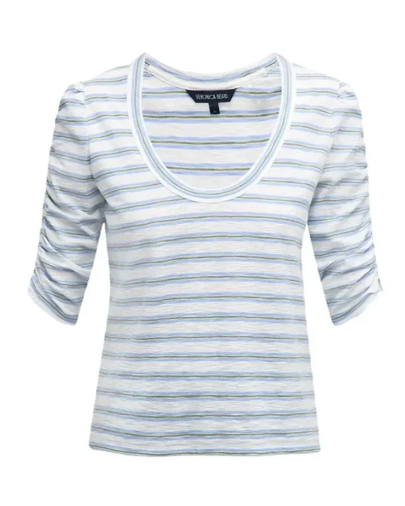 Veronica Beard Netto Contrast Stripe Tee